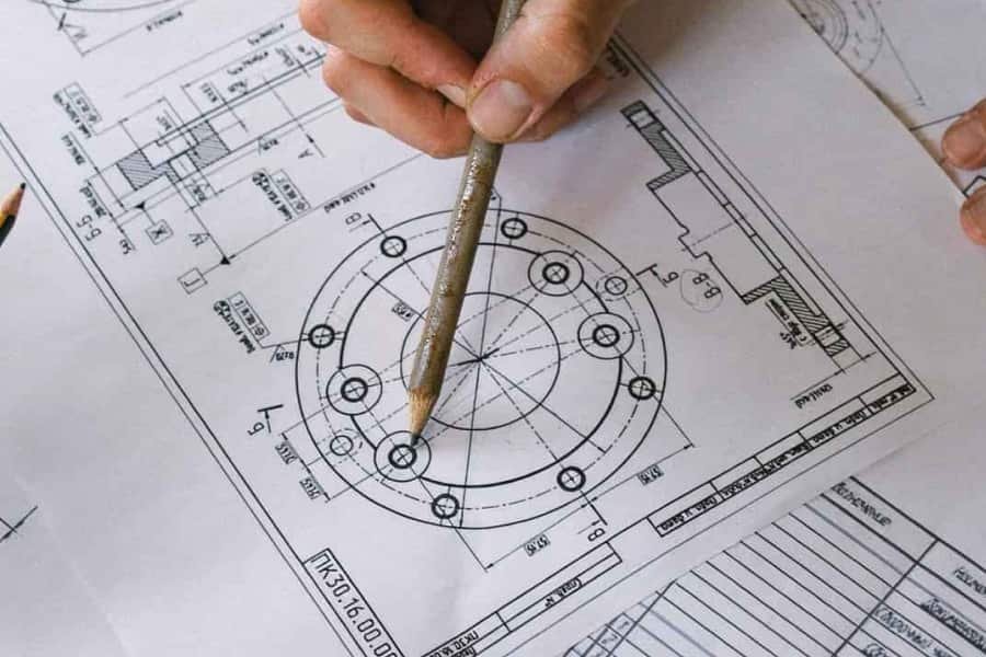 Custom mechanical engineering drawing review for castings, forgings and CNC machined parts.